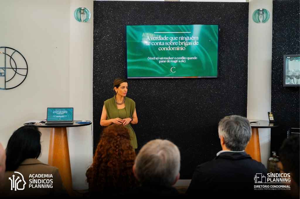 Dra. Jéssika Chielle no Café Síndicos Planning Blumenau